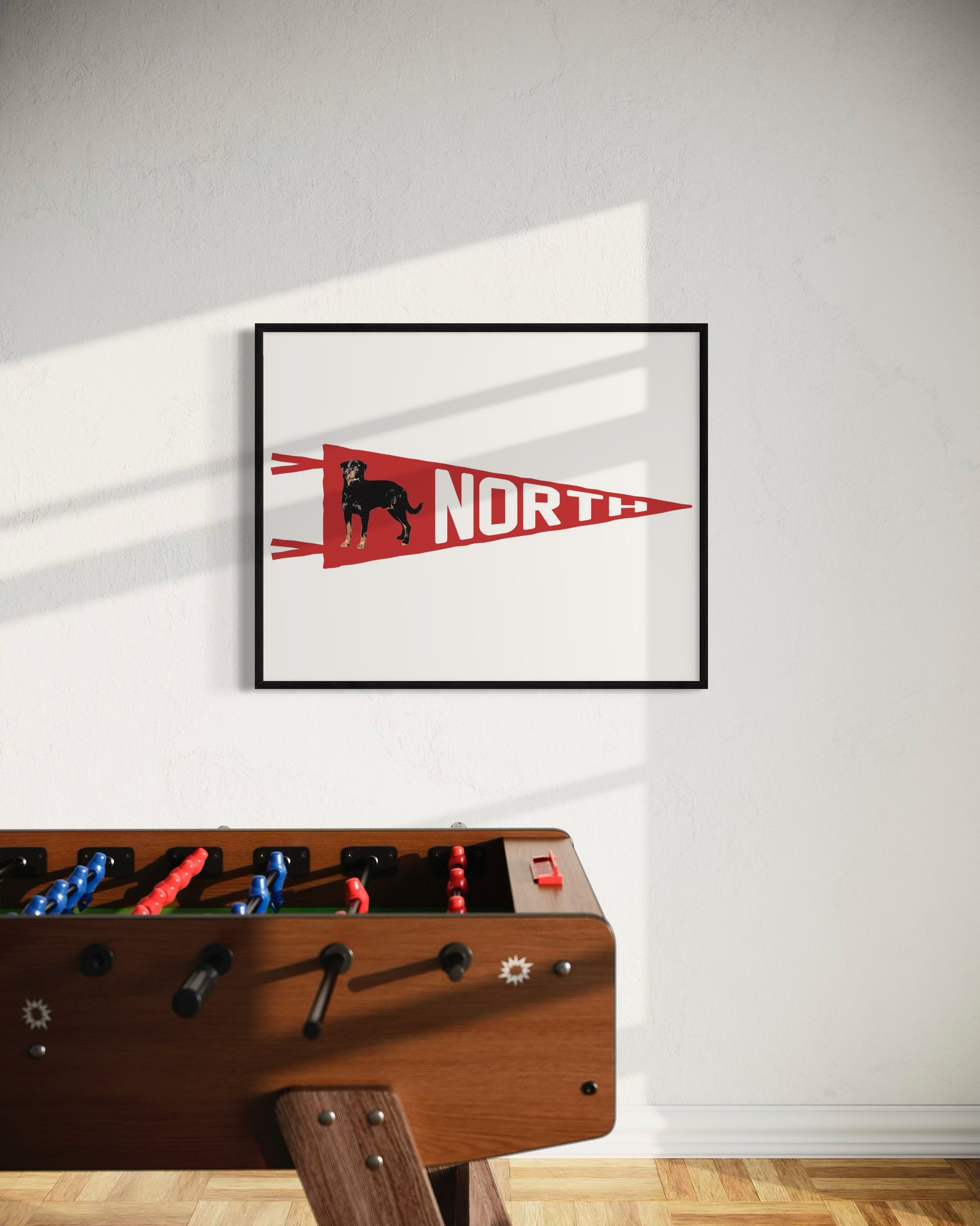 NORTH | Rottweiler Pennant Print 16x20″